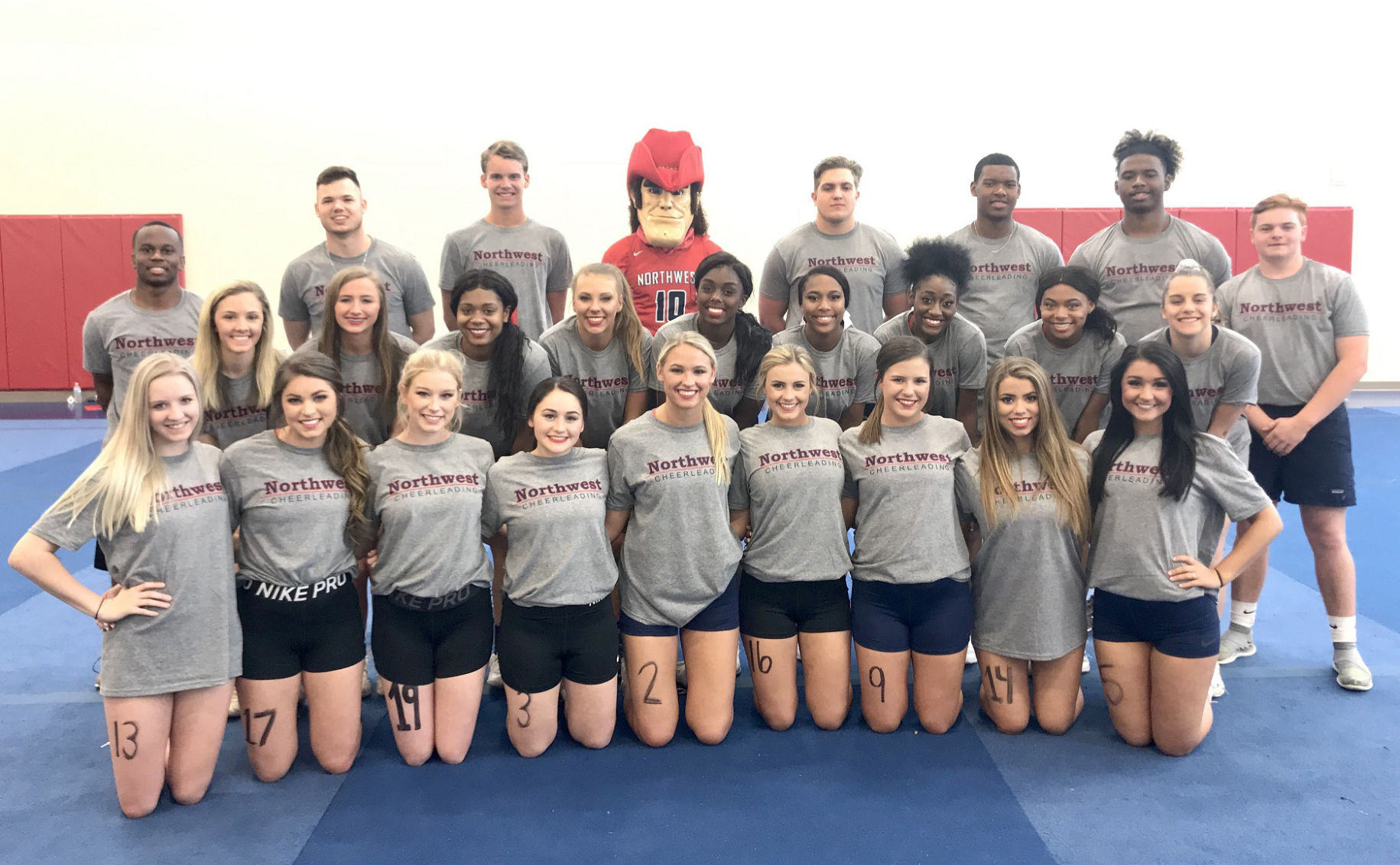 NWCC Ranger cheerleaders named